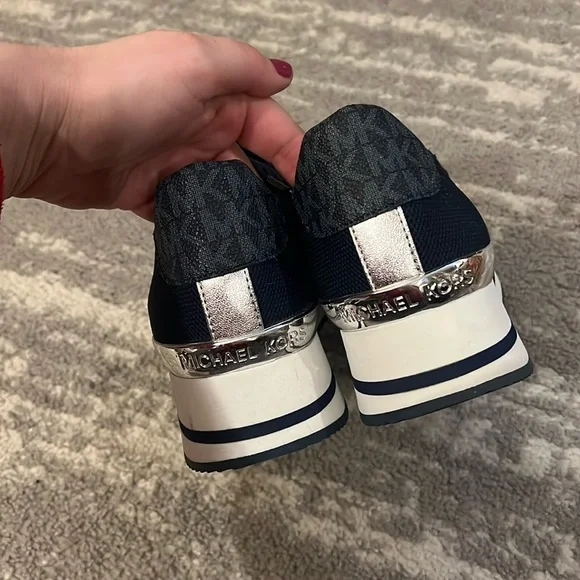 MICHAEL Michael Kors Navy Blue Women's Sneakers - Picture 5 of 7
